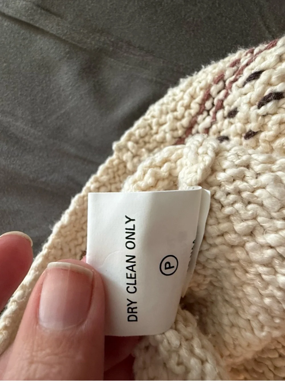 Woolrich Cream Knit Cardigan with Floral Embroidery - Picture 9 of 9